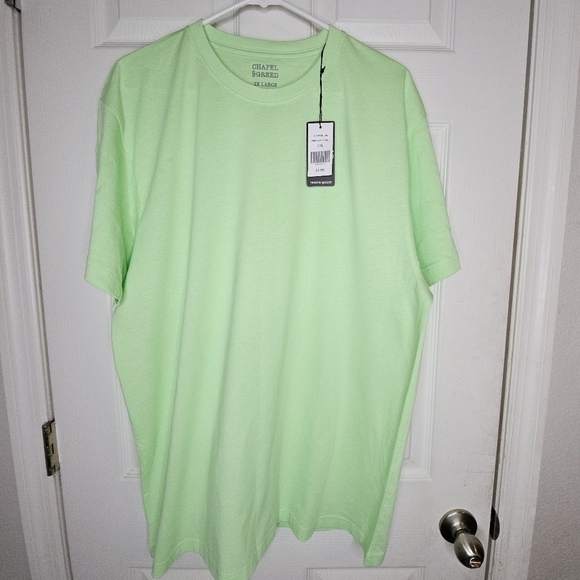 Gildan Mint Green Oversized Polo T-Shirt - Picture 1 of 3